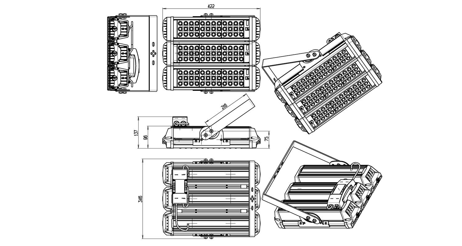 Габаритные размеры INDUSTRY.3-240-336 (740.D.BR.ND) Габаритные размеры INDUSTRY.3-240-336 (740.D.BR.ND)