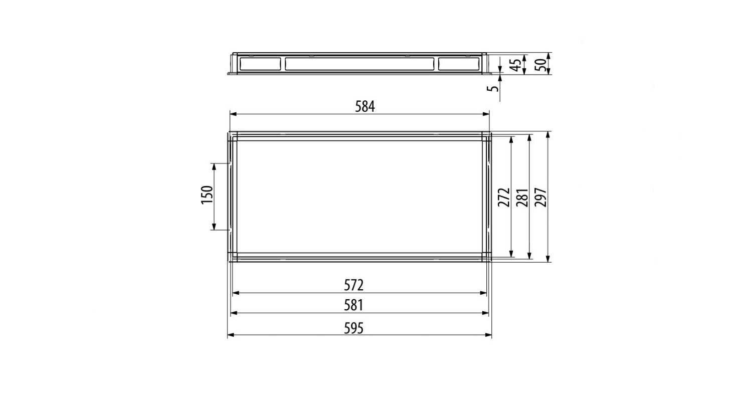 Габаритные размеры LL-DVO-020-P600x300 (3221.850.T.02.0.3) Габаритные размеры LL-DVO-020-P600x300 (3221.850.T.02.0.3)