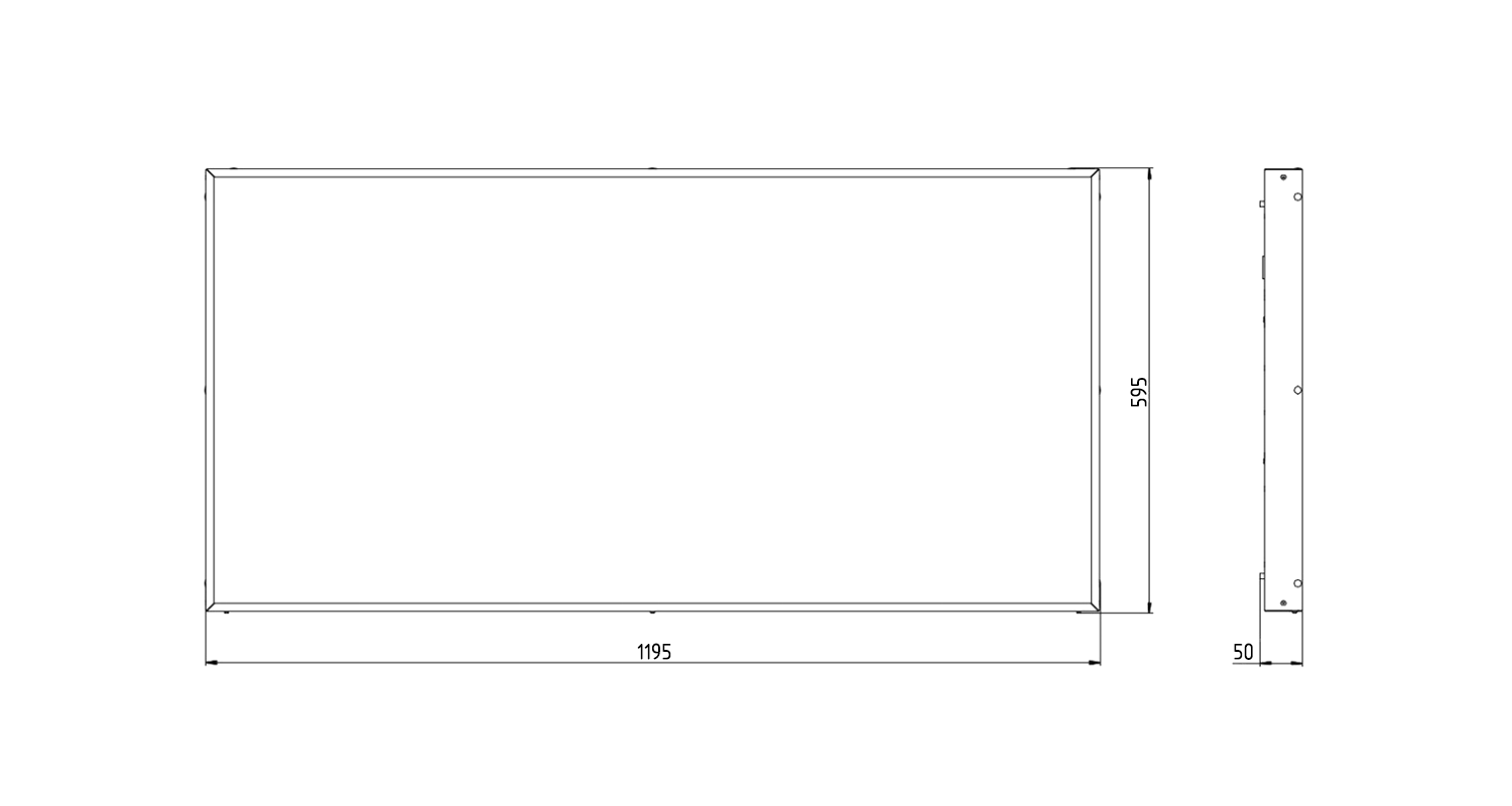 Габаритные размеры OFFICE.M-082-M1200x600 (4360.840.T.12.0.4) Габаритные размеры OFFICE.M-082-M1200x600 (4360.840.T.12.0.4)