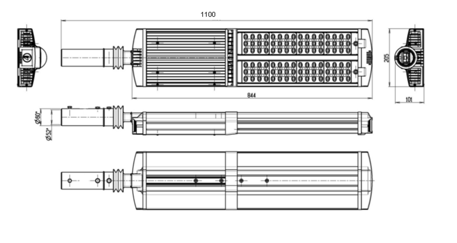 Габаритные размеры MAG4-215-248 (760.S.48.ND) Габаритные размеры MAG4-215-248 (760.S.48.ND)