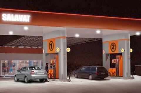 Светодиодное освещение АЗС