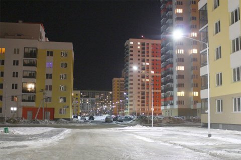 Проект освещения жилых кварталов в районе Академический