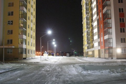 LED освещение жилых кварталов в г. Екатеринбург